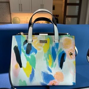 Kate Spade Watercolor Handbag & Matching Wallet